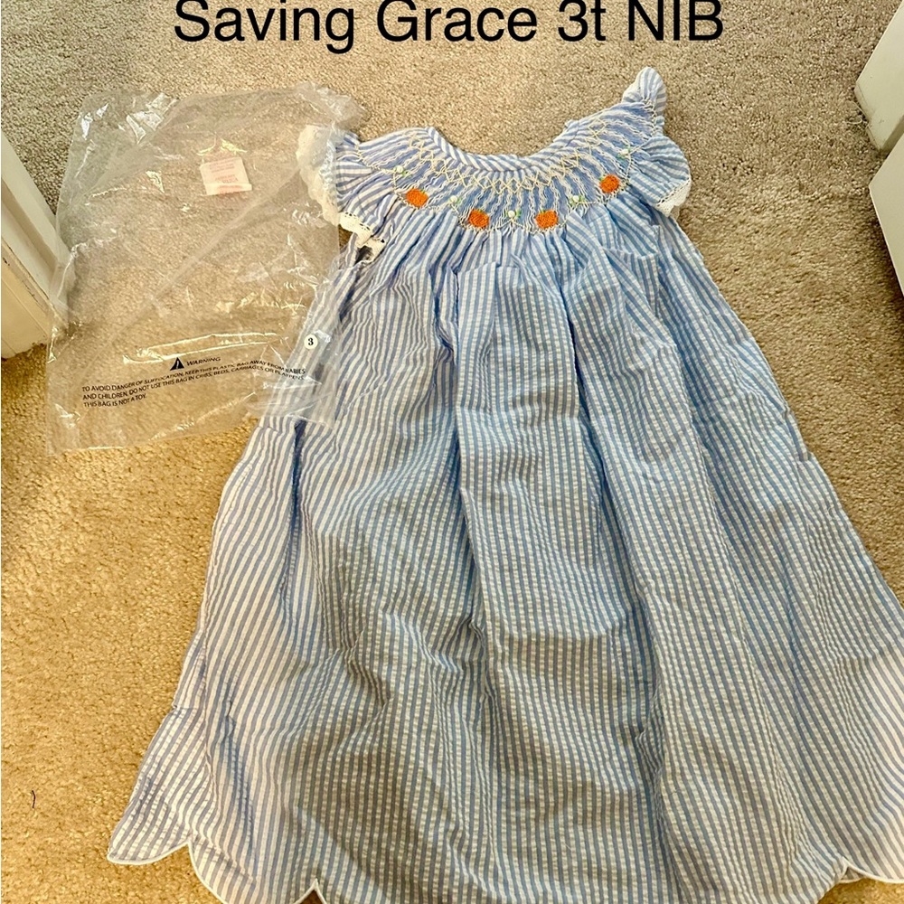 Saving grace smock pumpkin